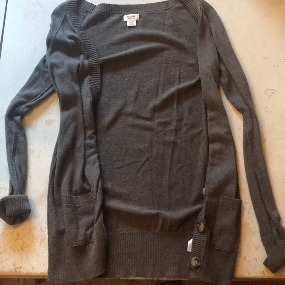 Mossimo Target XS Brown Cardigan